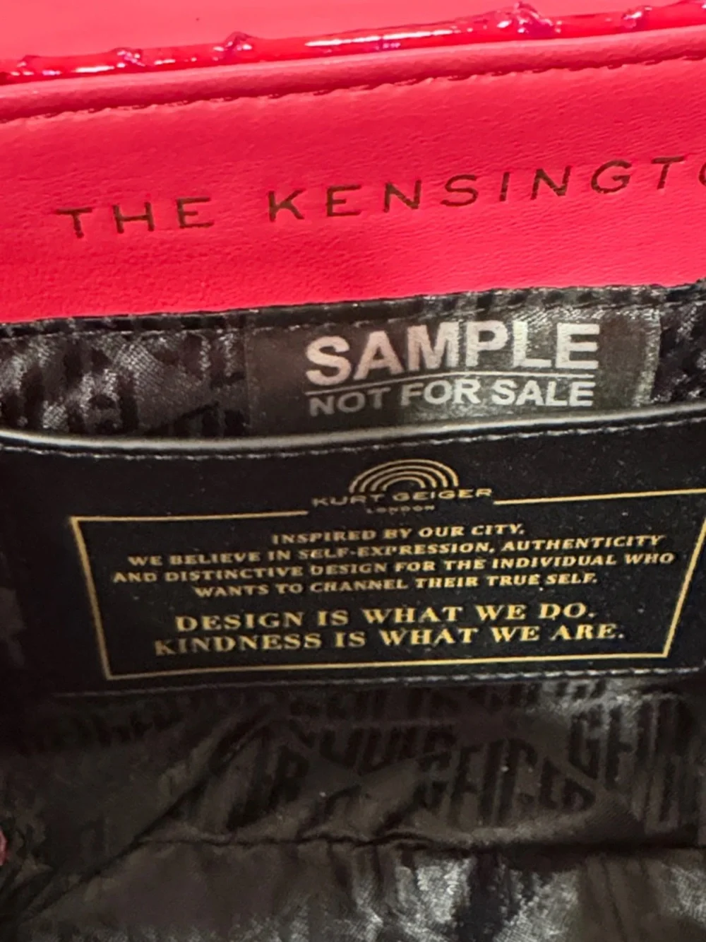 Kurt Geiger Bag Kensington Snake Embossed Sample Sale Pink Textured Crossbody - Picture 15 of 17